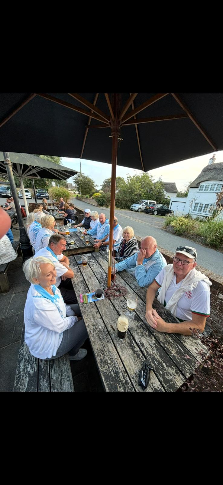 Typical post match refreshments